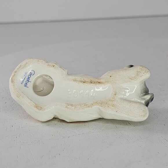 Vintage Goebel Germany Porcelain St. Bernard Puppy Dog Figurine Collectible Home - Picture 7 of 8